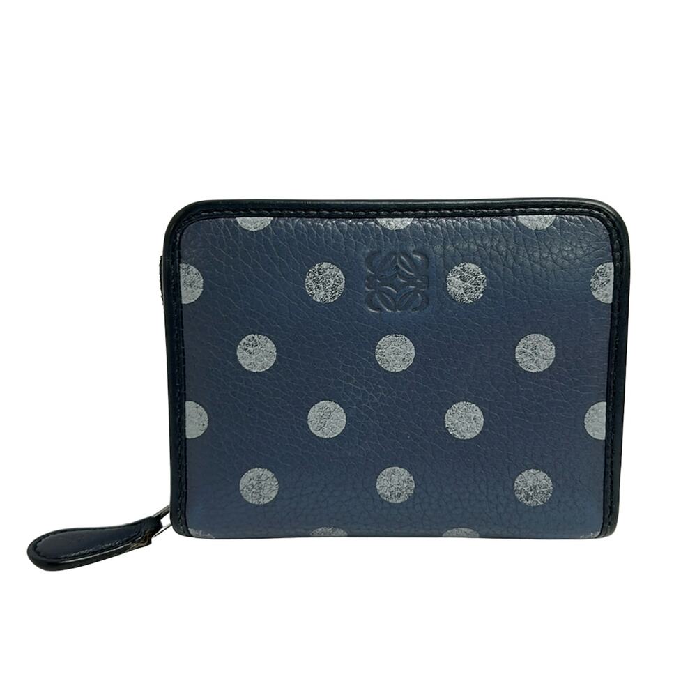 Loewe Cruz Coin Case Blue Gray Light gray Dark Navy